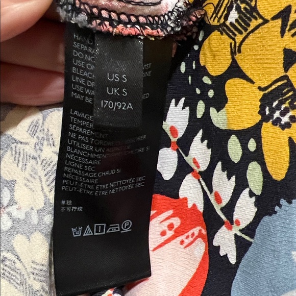 Anthropologie Elyse Printed Bias Slip Midi Dress Size S - Picture 10 of 12